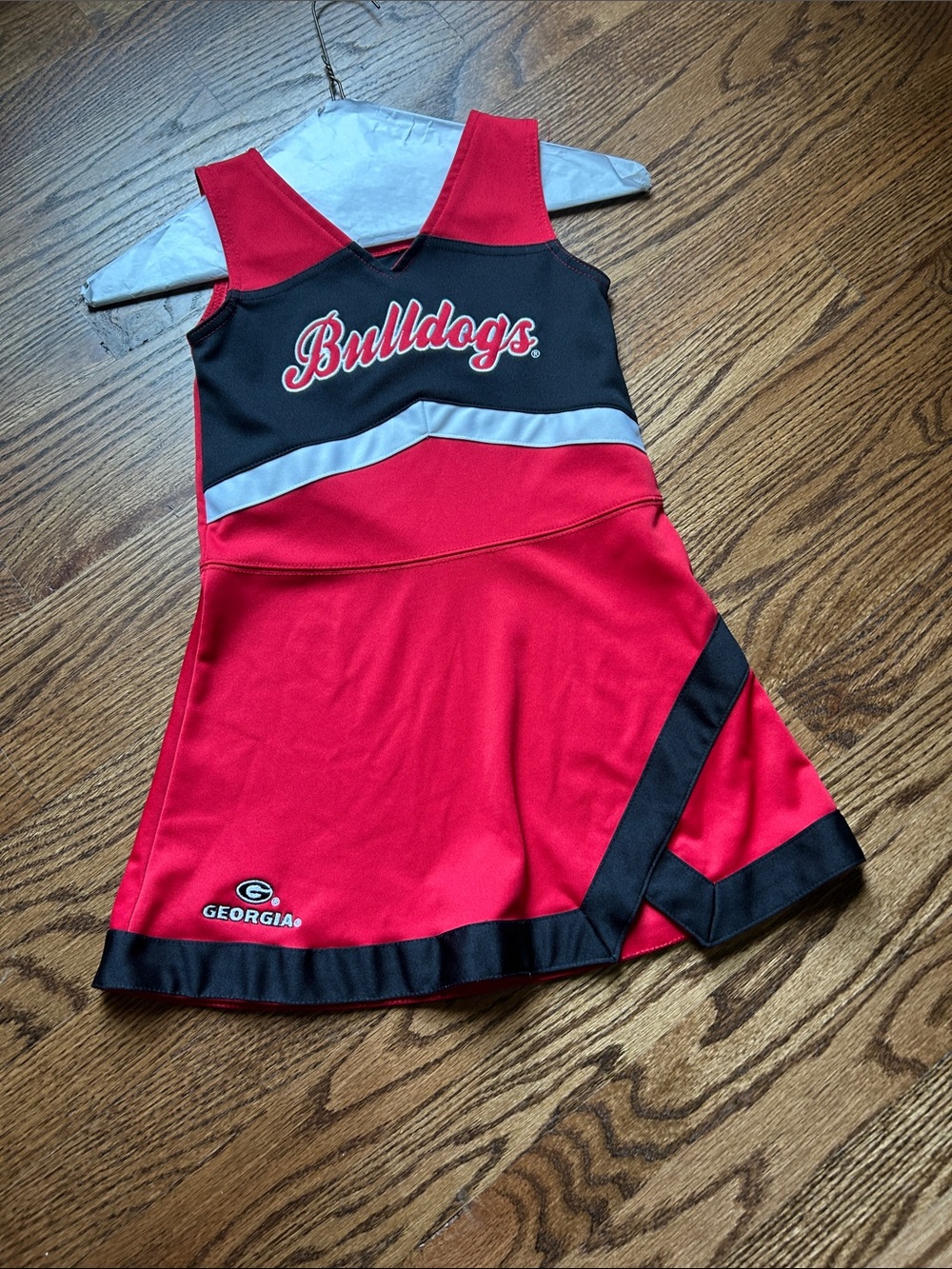 Georgia Bulldogs Red & Black Cheer Dress